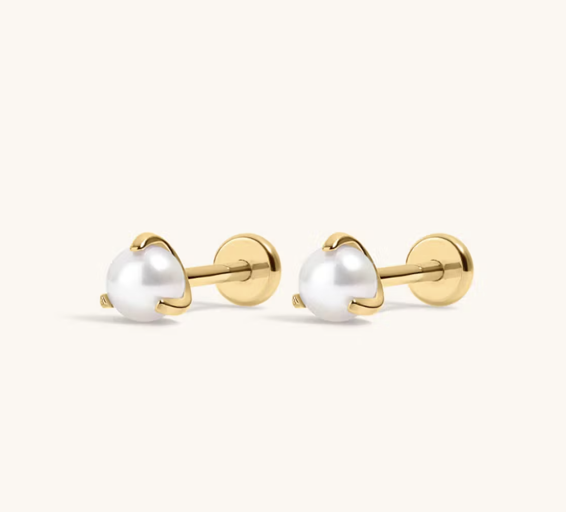 Mason Miru Pearl Nap Earrings.