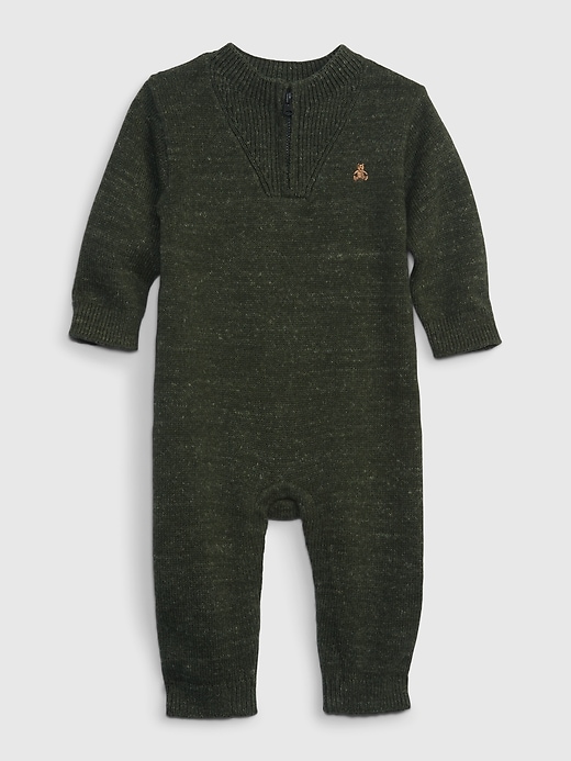 Gap Baby Sweater One-Piece in olive heather - $23.00.