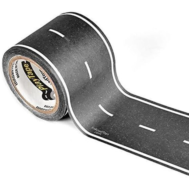 PlayTape Road Tape for Toy Cars.