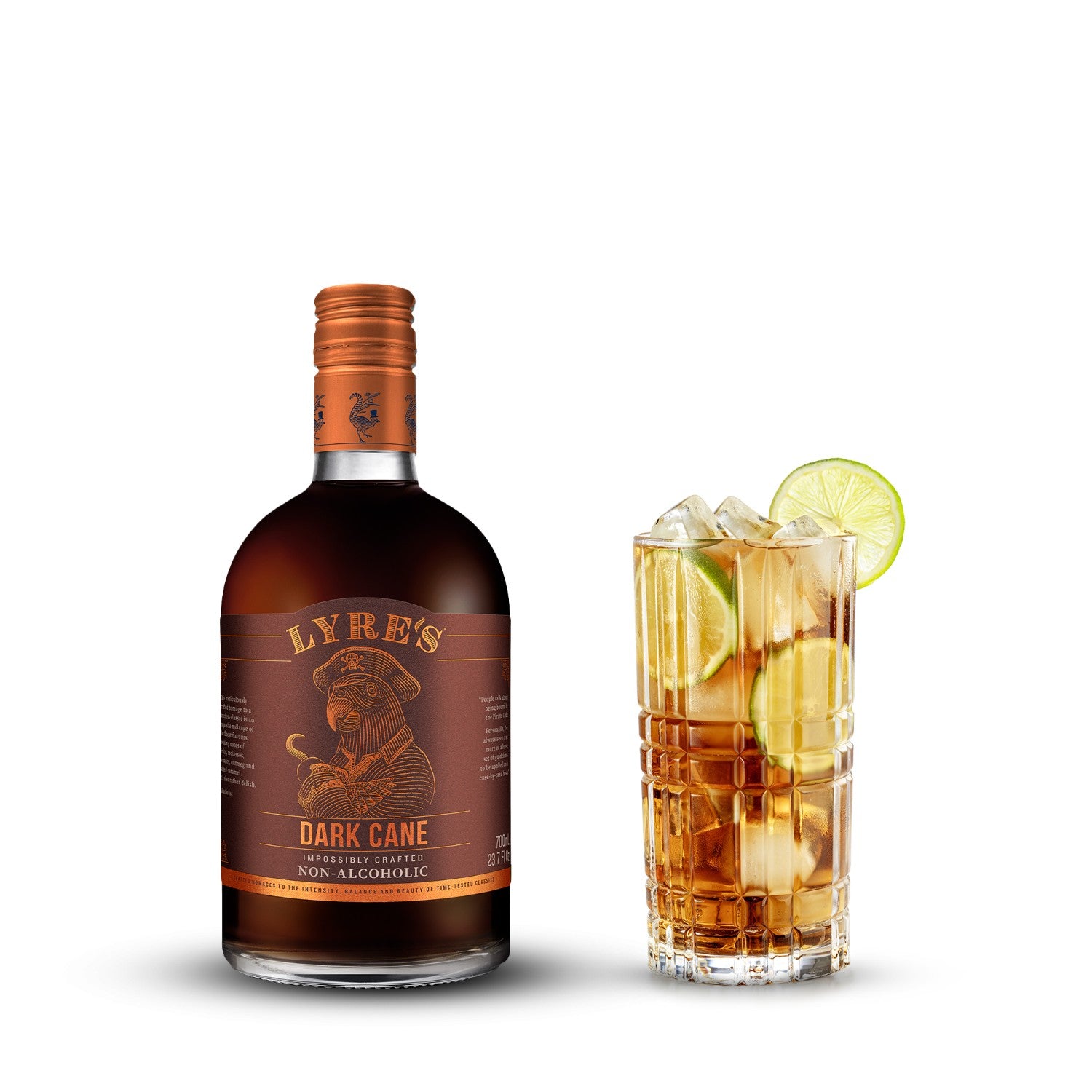  Lyre's Dark Cane Spirit, Non-Alcoholic Dark Rum.