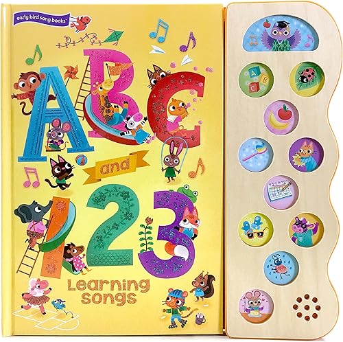  ABC & 123 Learning Songs: Interactive Children's Sound Book.