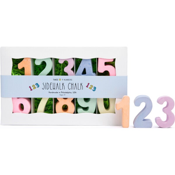 Twee Numbers Handmade Chalk.