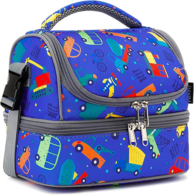 FlowFly Kids Double Decker Cooler Insulated Lunch Bag - $16.99.