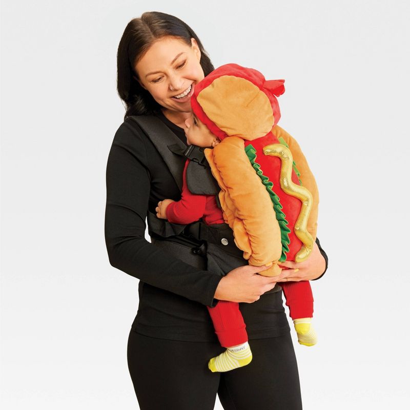 Hyde and EEK! Boutique Baby Hot Dog Halloween Costume for Infant Carrier.