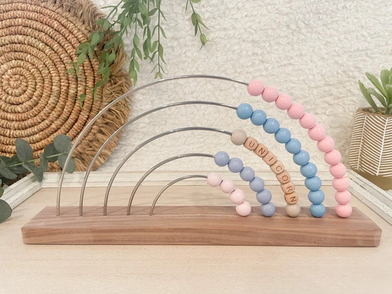 Personalized Rainbow Abacus - $34.00.