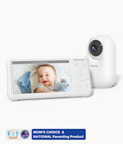 Momcozy Video Baby Monitor, 1080P 5" HD Baby Monitor with Camera & Wall Mount, Infrared Night Vision, 5000mAh Battery, 2-Way Audio, Temperature Sensor, Lullabies, 960ft Range, Ideal for New Moms, BM01