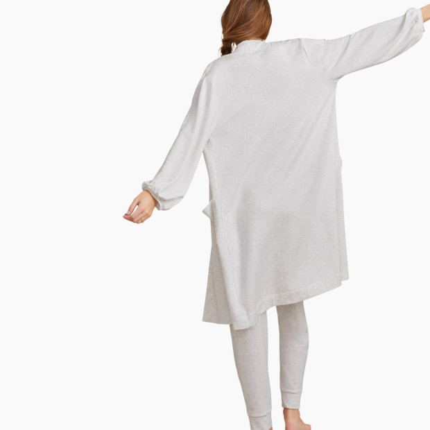 Hatch Collection The Nesting Robe - Oat Melange, Petite.