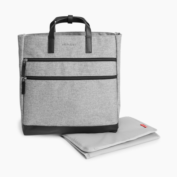 Skip Hop Trio Convertible Diaper Backpack - Grey Heather.