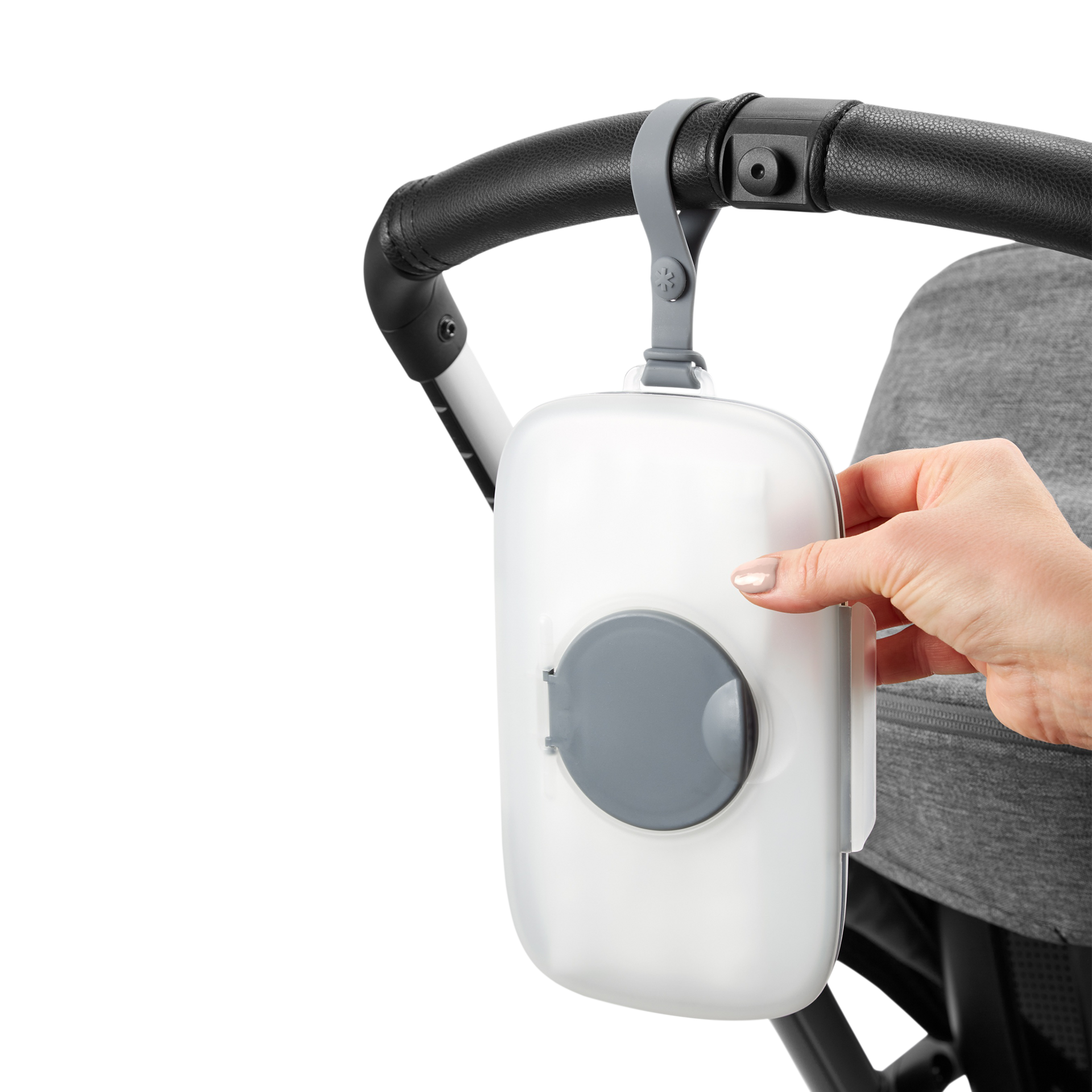 Skip Hop Grab & Go Snug Seal Wipes Case - Gray.