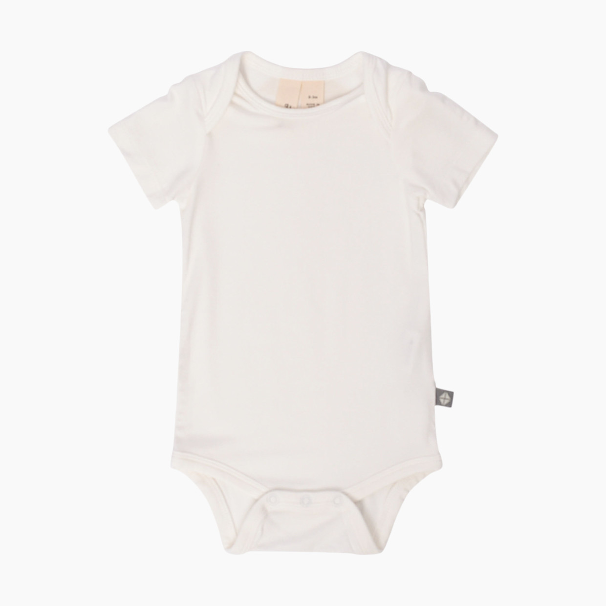 Kyte Baby Short Sleeve Bodysuit - Cloud, 0-3 Months.