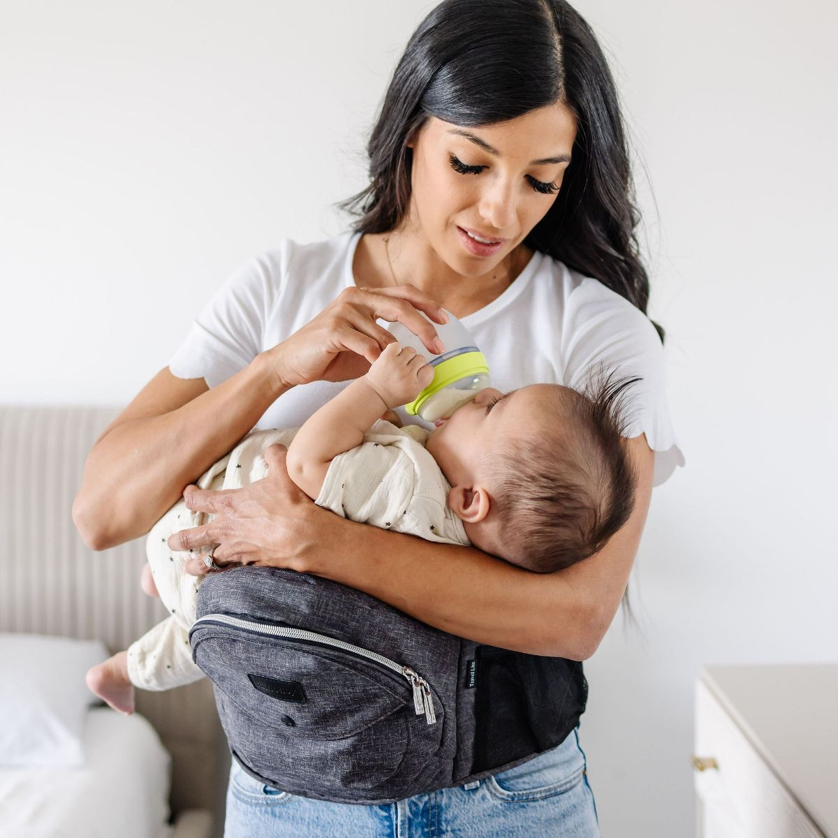 Tushbaby Lite Hip Seat Carrier - Charcoal.