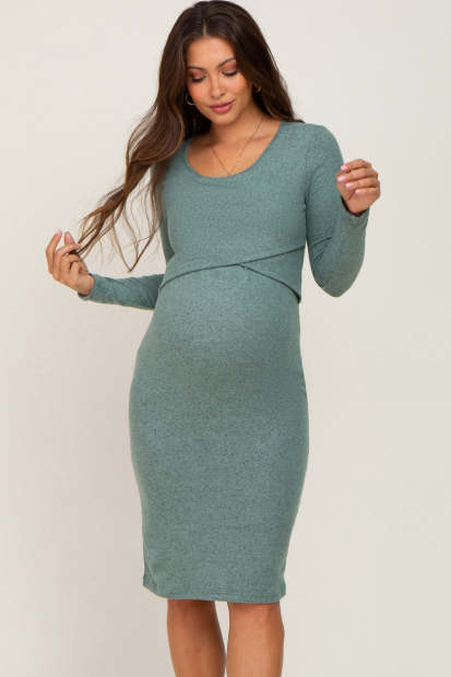 Eleanora Bamboo Maternity & Nursing Lounge Dress - Mommas, Babies, and  Blessings