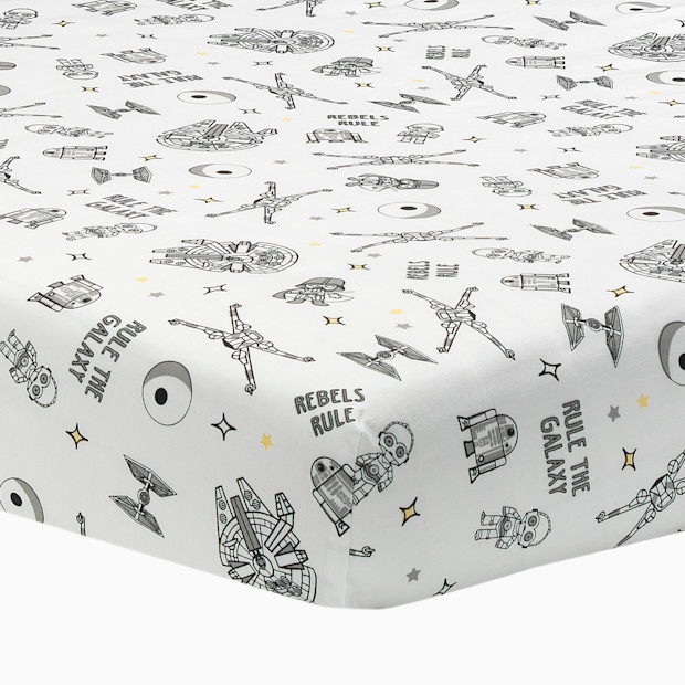 Lambs & Ivy Cotton Fitted Crib Sheet.