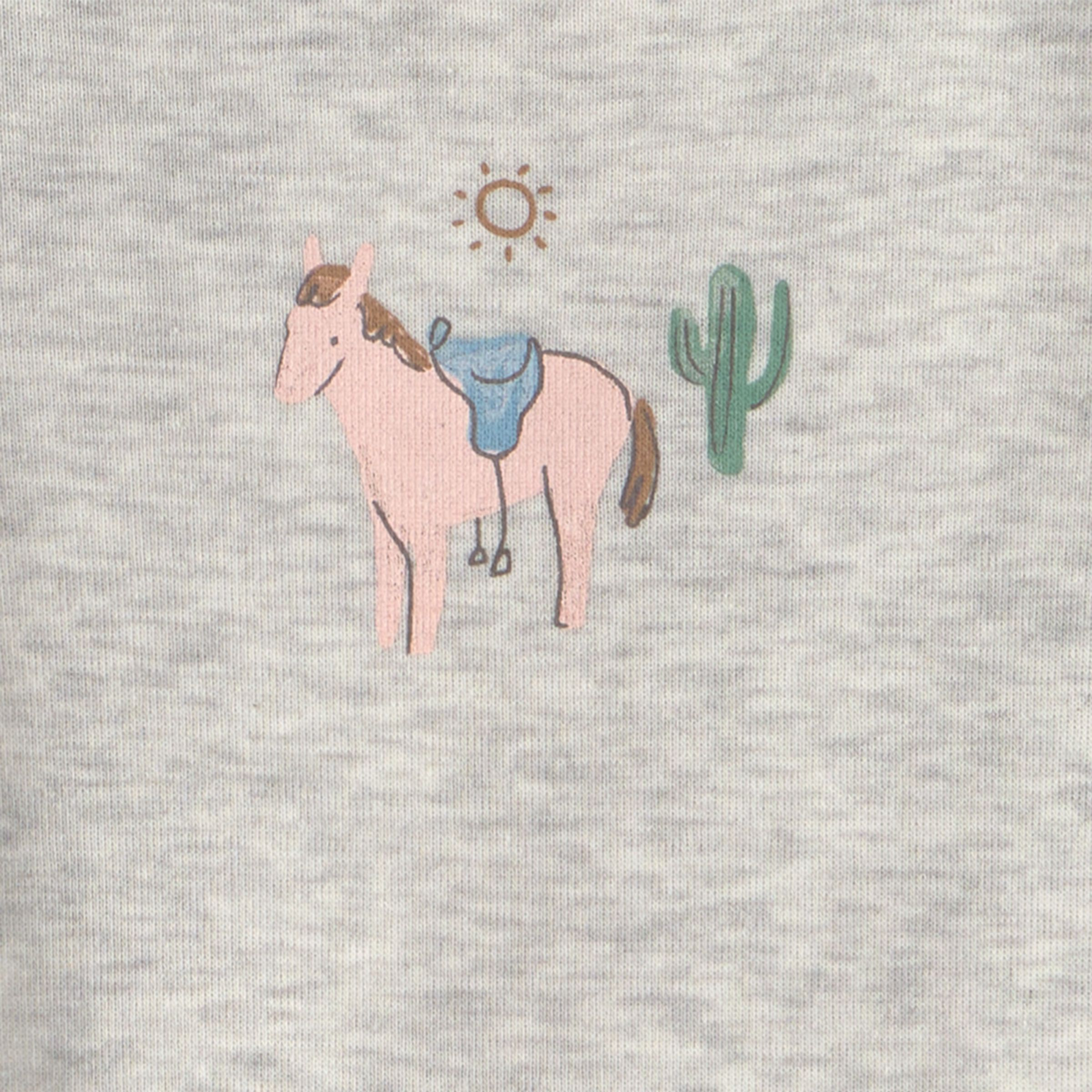 Carter's Short-Sleeve Bodysuits (5 Pack) - Western, 6M.