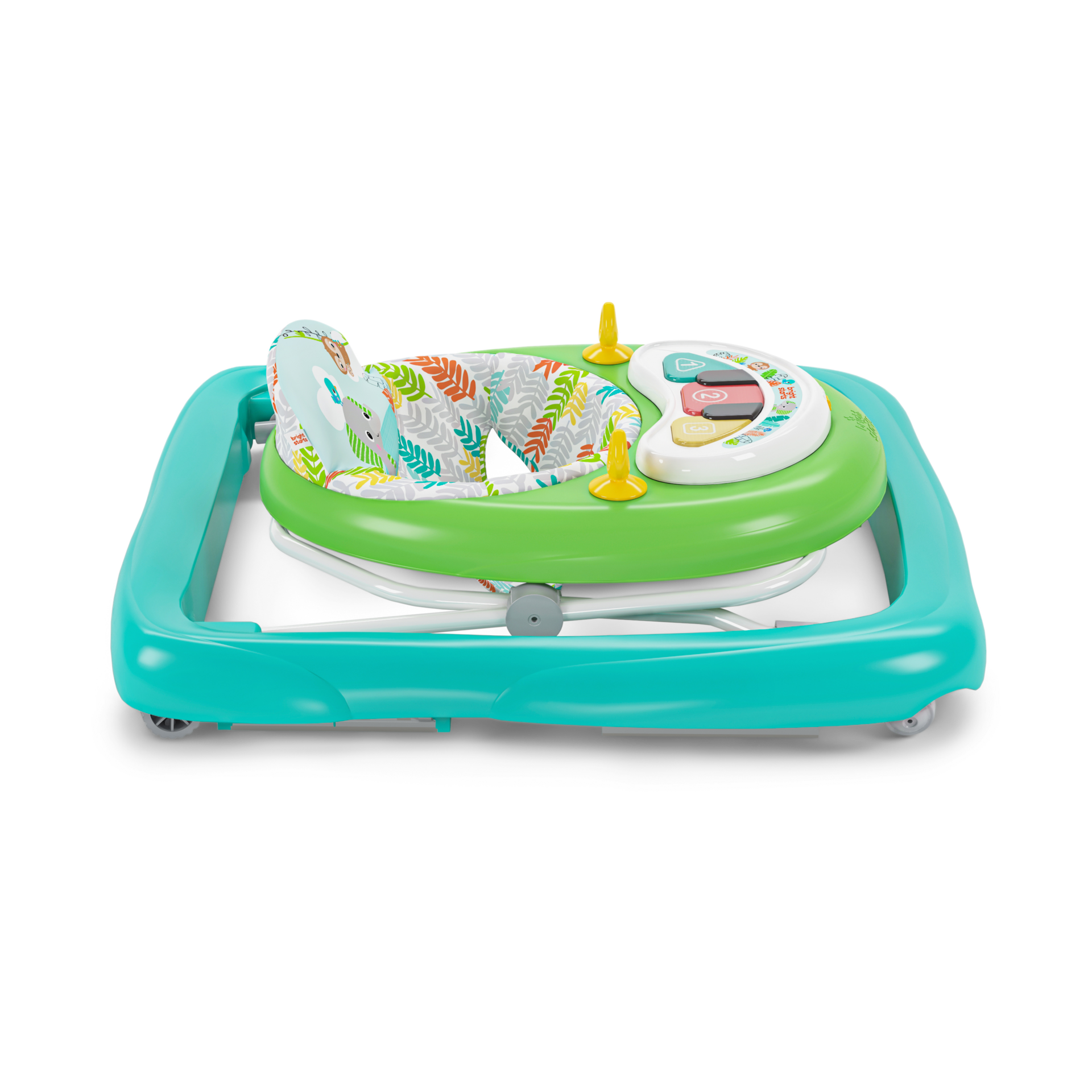 Bright Starts Tiny Trek 2-in-1 Baby Activity Walker, Jungle Vines - Jungle Vines.