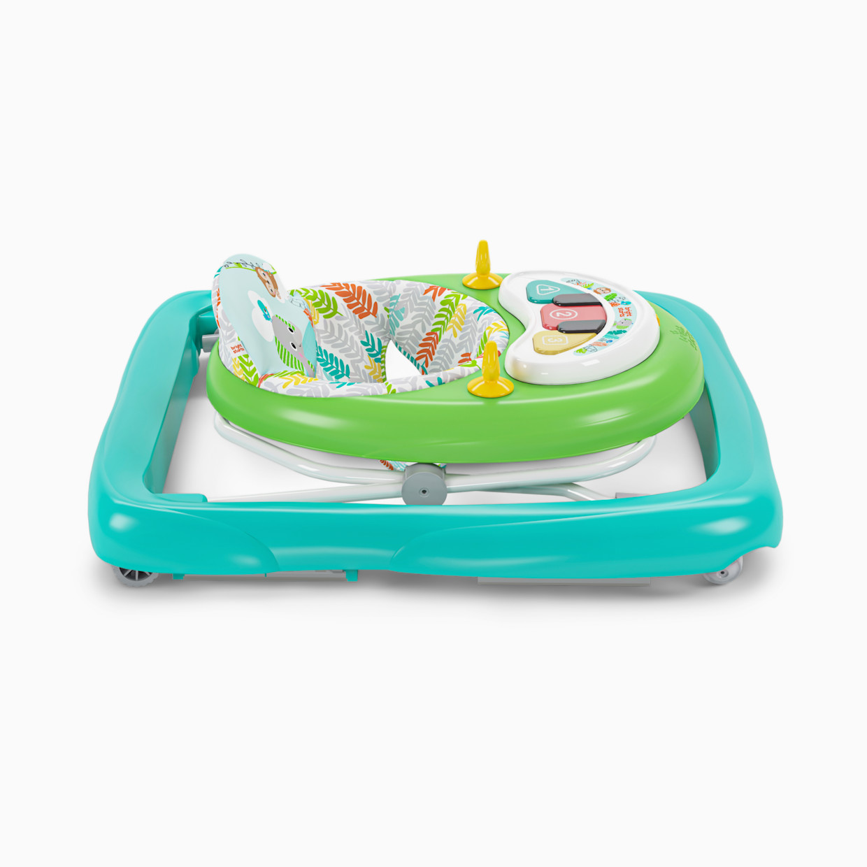Bright Starts Tiny Trek 2-in-1 Baby Activity Walker, Jungle Vines - Jungle Vines.
