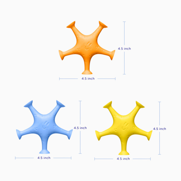 Ubbi Starfish Suction Bath Toys.