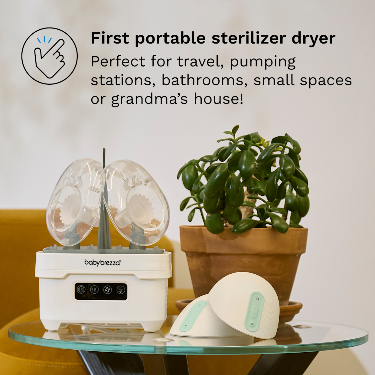 Baby Brezza One Step Portable Sterilizer Dryer Mini.