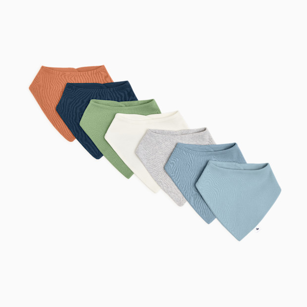 Small Story Organic Cotton Bandana Bib (7 Pack).