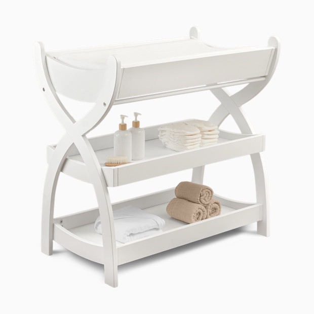 Comfy Cubs Changing Table with Two Open Shelves.