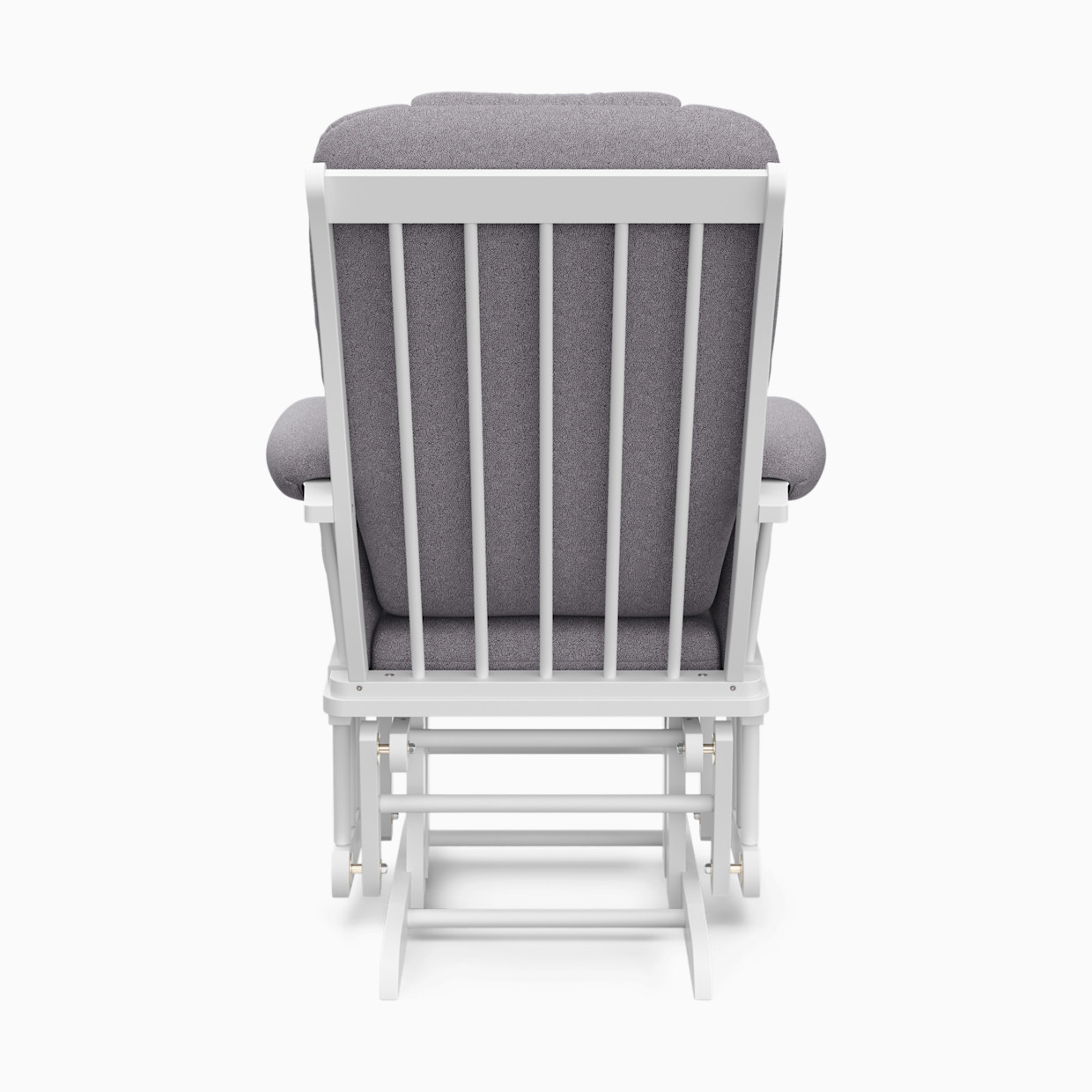 Storkcraft Tuscany Glider and Ottoman - White/Gray Swirl.