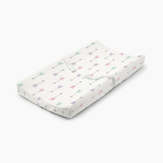 Summer Ultra Plush Changing Pad Cover - Girly Arrows.