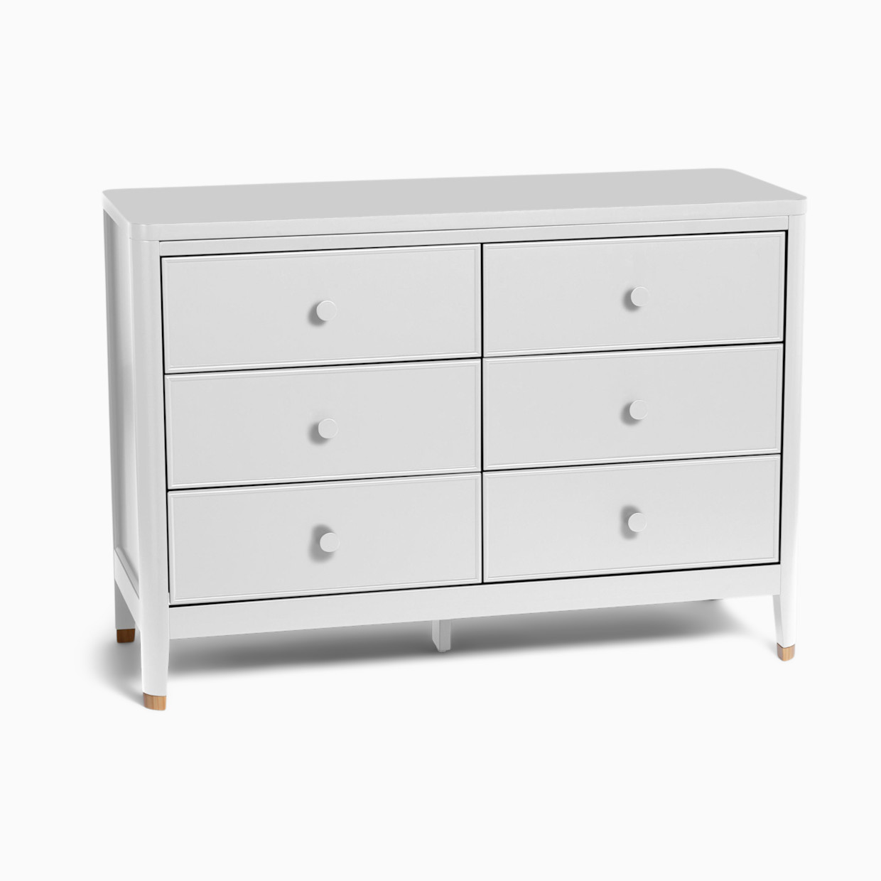 Little Seeds Aster 6-Drawer Dresser - White.