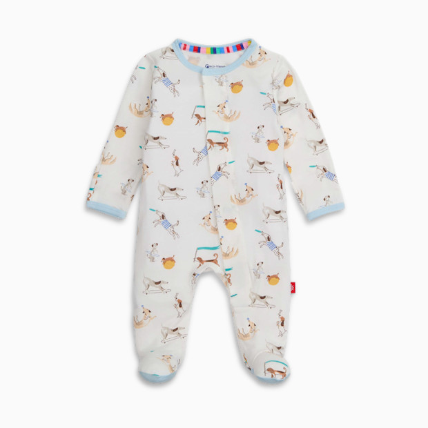 Magnetic Me Modal Magnetic Footie - Howlarious, Newborn.