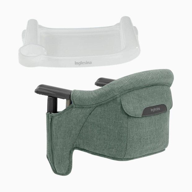 Inglesina Fast Table Chair with Dining Tray Plus - Pine Green Melange.