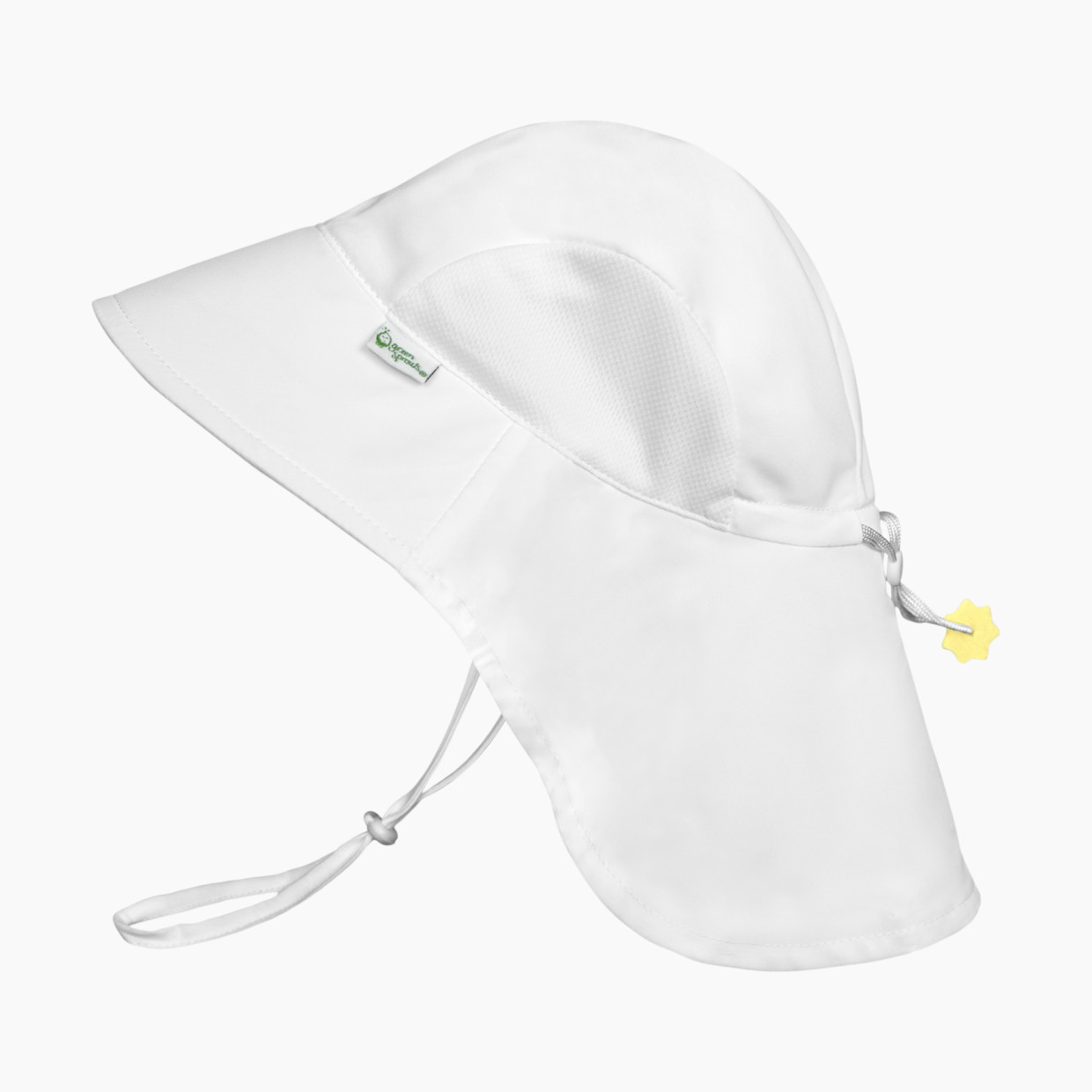 GREEN SPROUTS Adventure Sun Protection Hat - White, 0-6 Months.