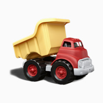 Green Toys Dump Truck in Yellow and Red - BPA Free, Phthalates Free Toys for Gross/Fine Motor Skill Development. Pretend Play , Red/Yellow
