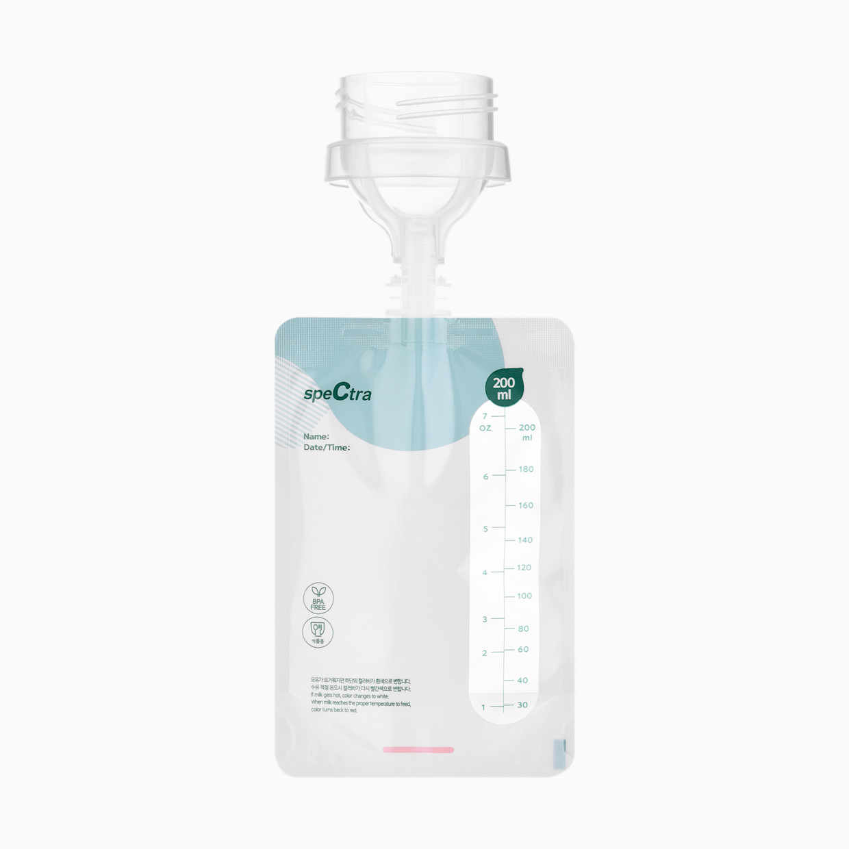Spectra Simple Store Breast Milk Collection Storage Bags with Bottle Connector - 10ct.