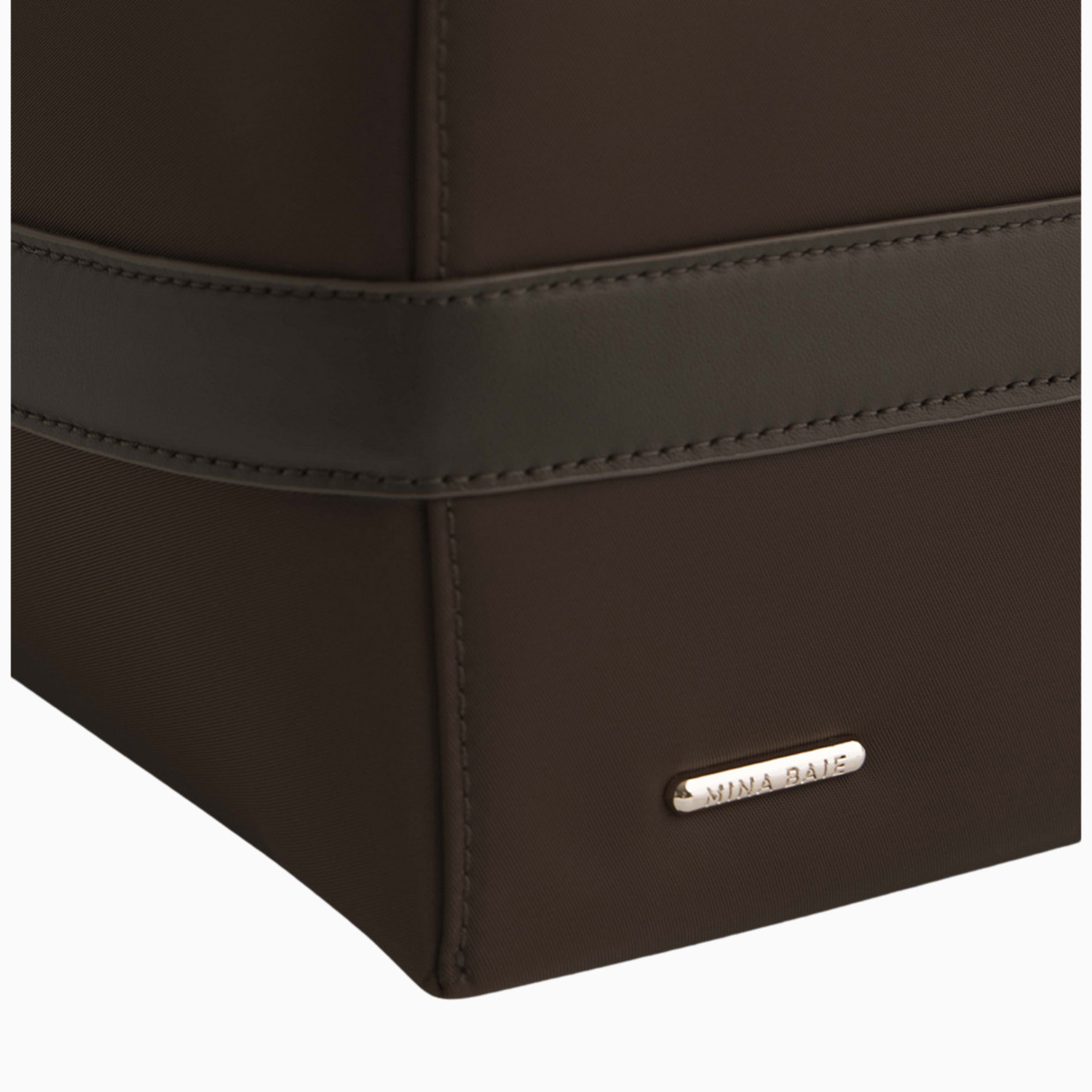Mina Baie Sienna Nylon - Espresso, Full.