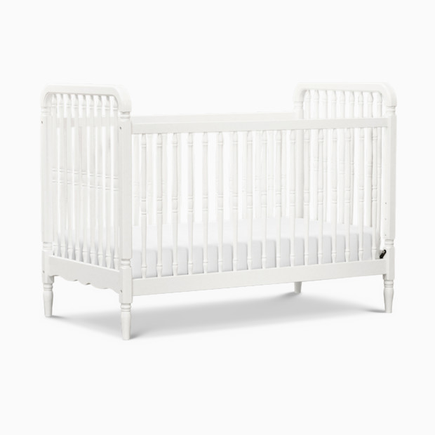 Namesake Liberty 3-in-1 Convertible Spindle Crib with Toddler Bed Conversion Kit.