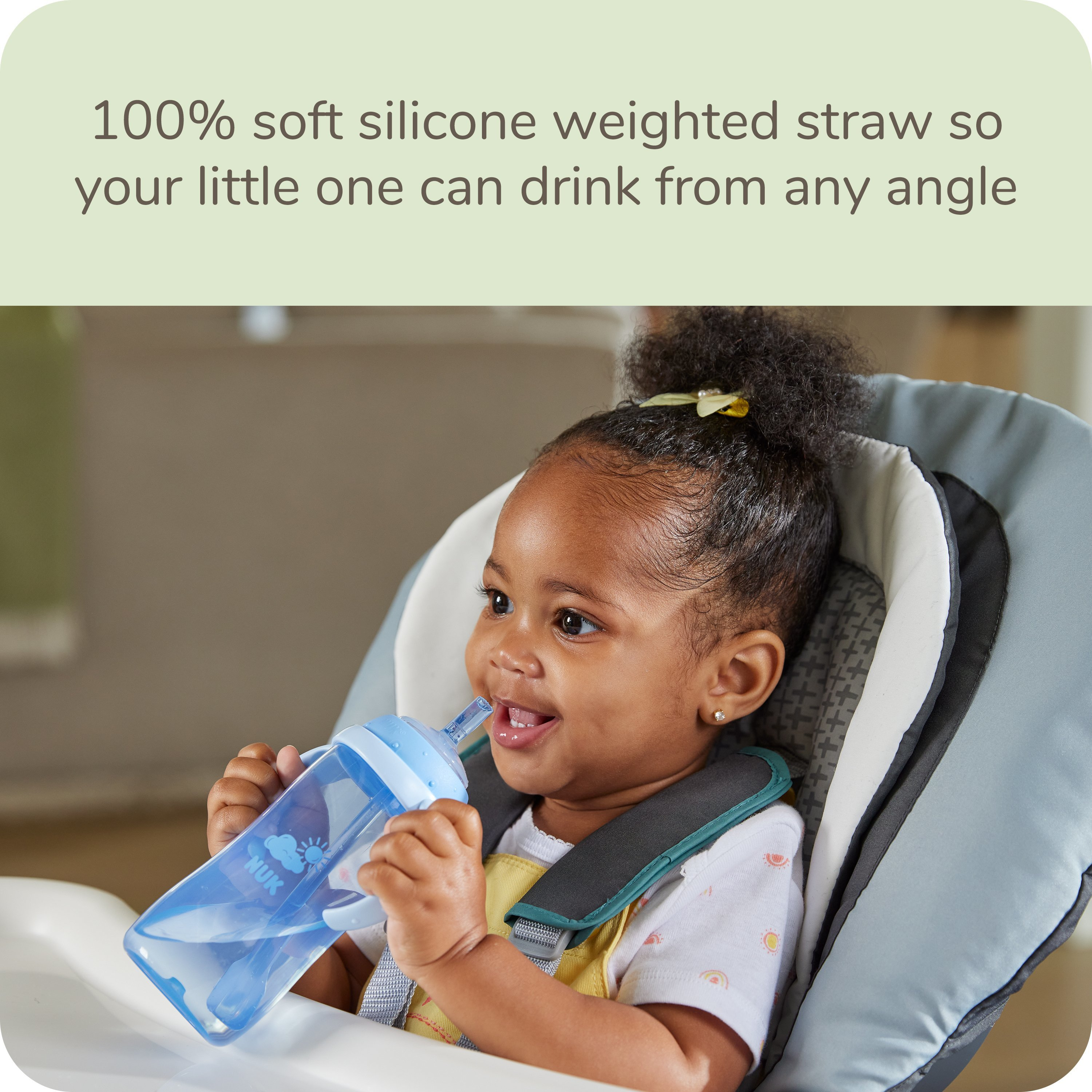 NUK Learner Straw Cup (2 Pack).