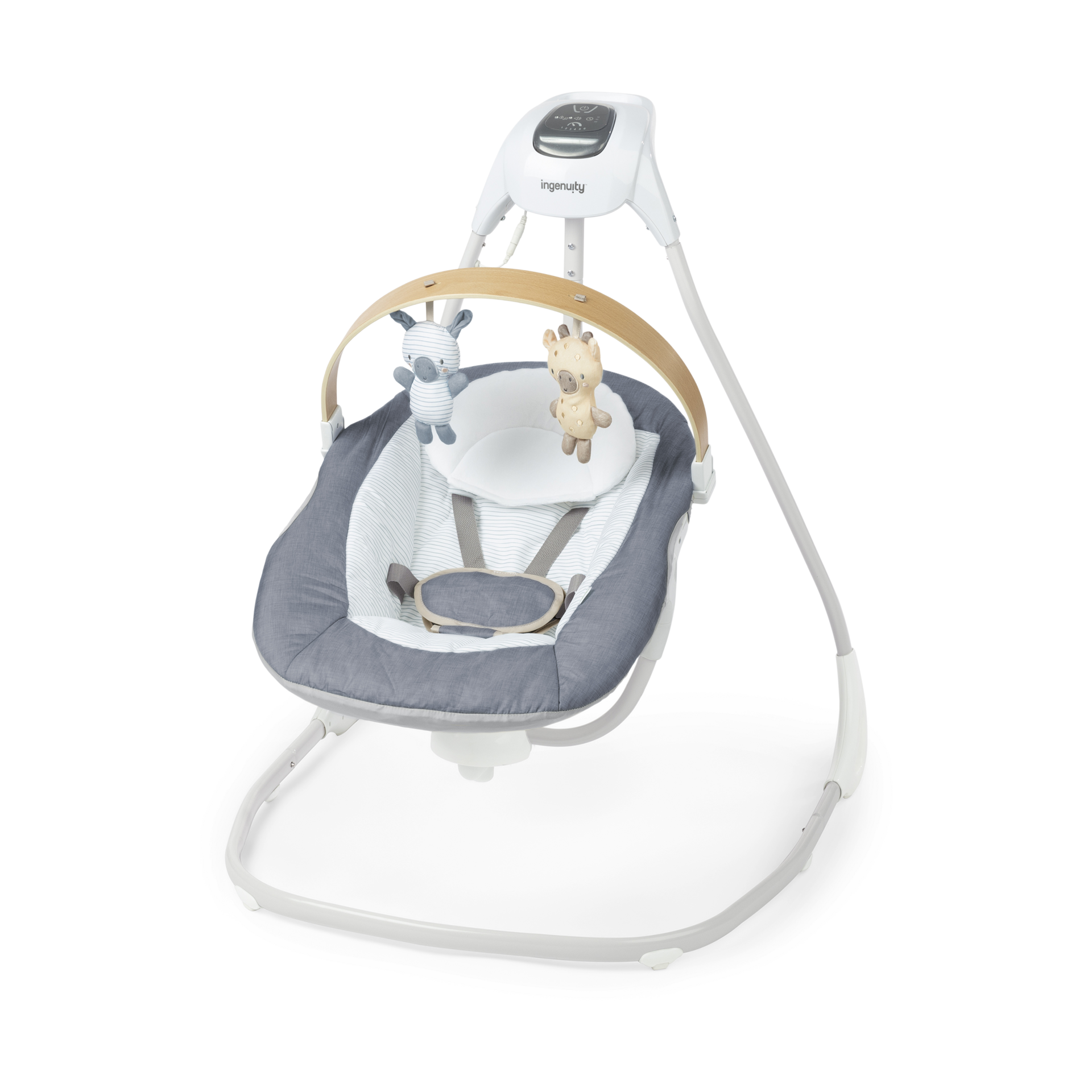 Ingenuity SimpleComfort Compact Soothing Baby Swing - Chambray