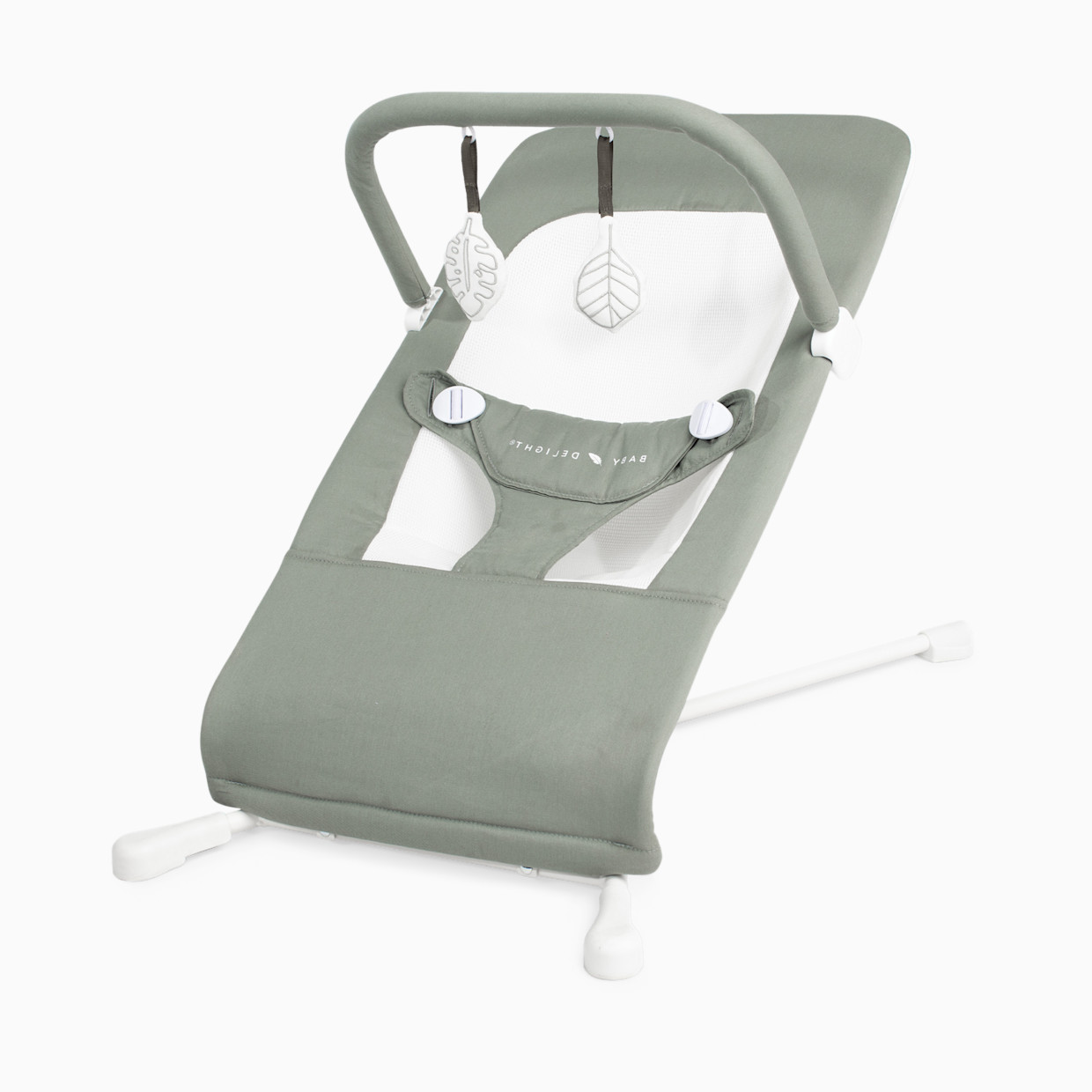 Baby Delight Highland Organic Portable Bouncer - Organic Sage.