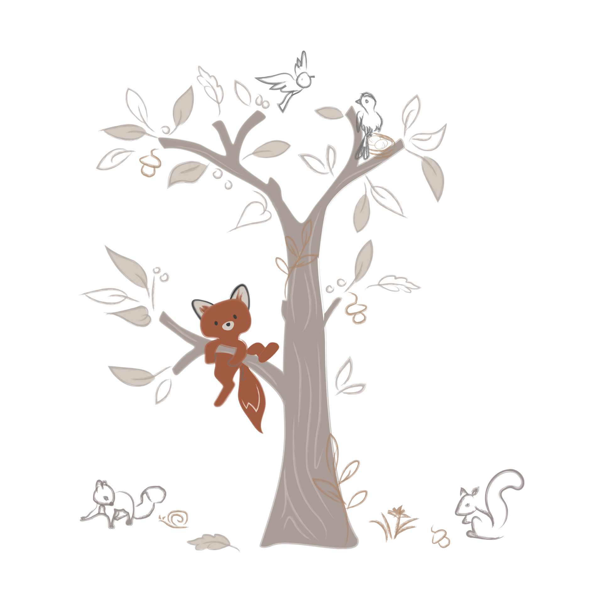 Lambs & Ivy Wall Decals.