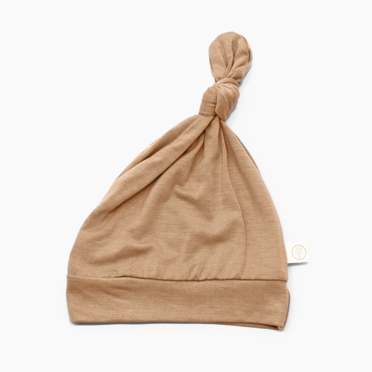 Tenth and Pine Bamboo Baby Top Knot Hat - Clay, 0-6 M.