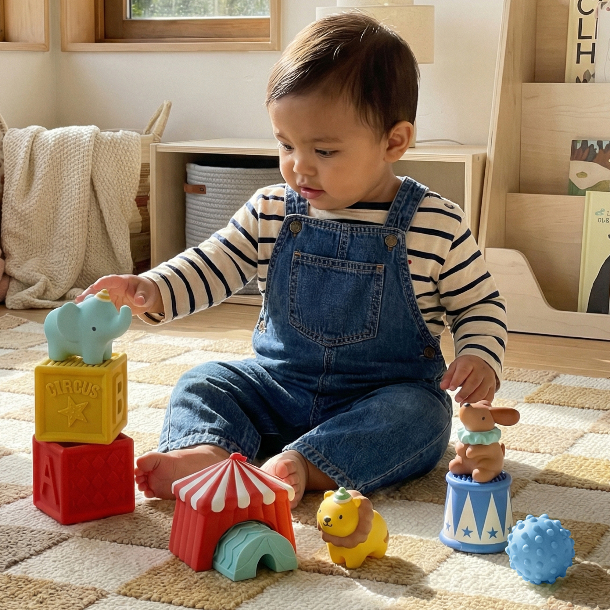 Itzy Ritzy Itzy Blocks Circus.