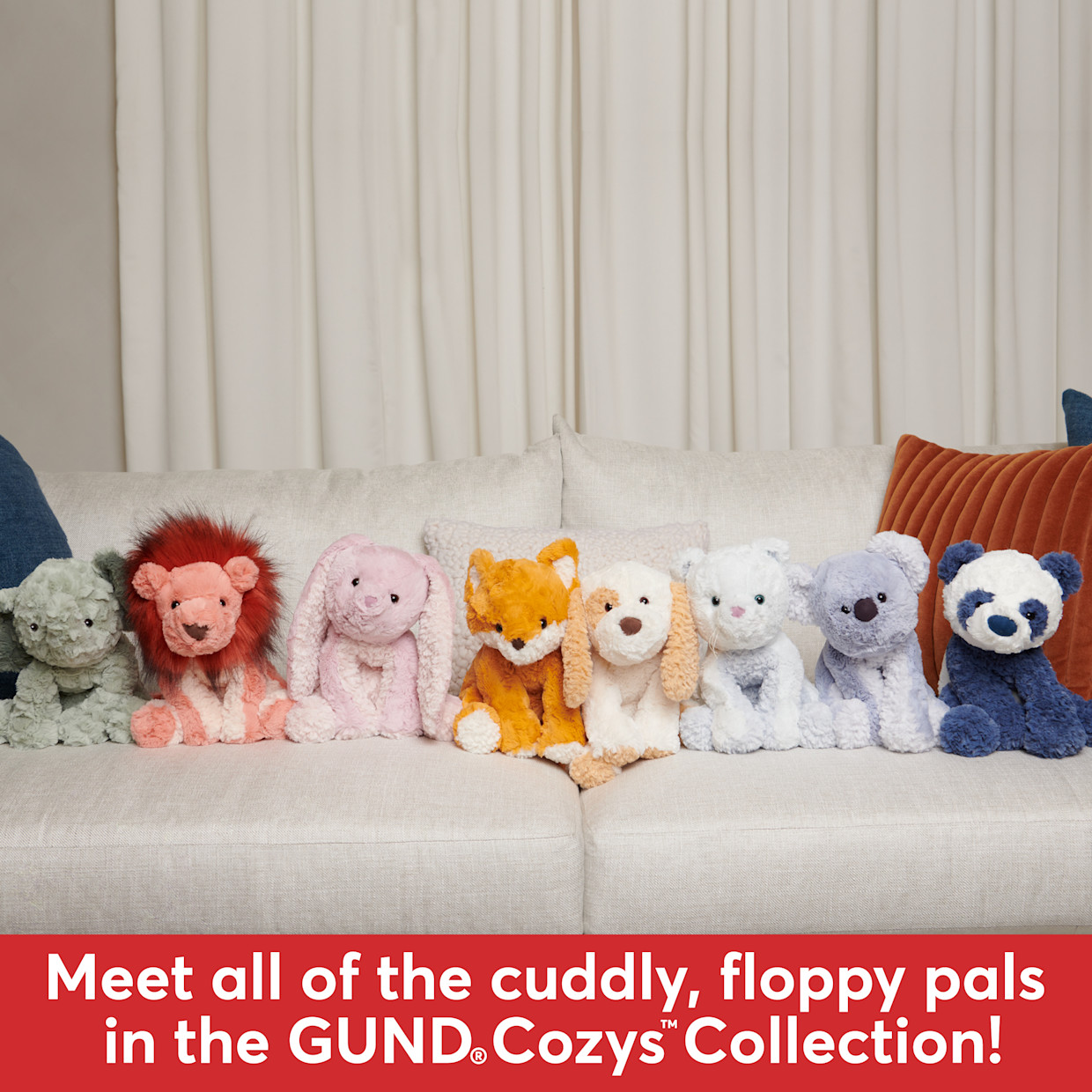 Gund Cozys Collection Stuffed Animal Plush - Bunny.