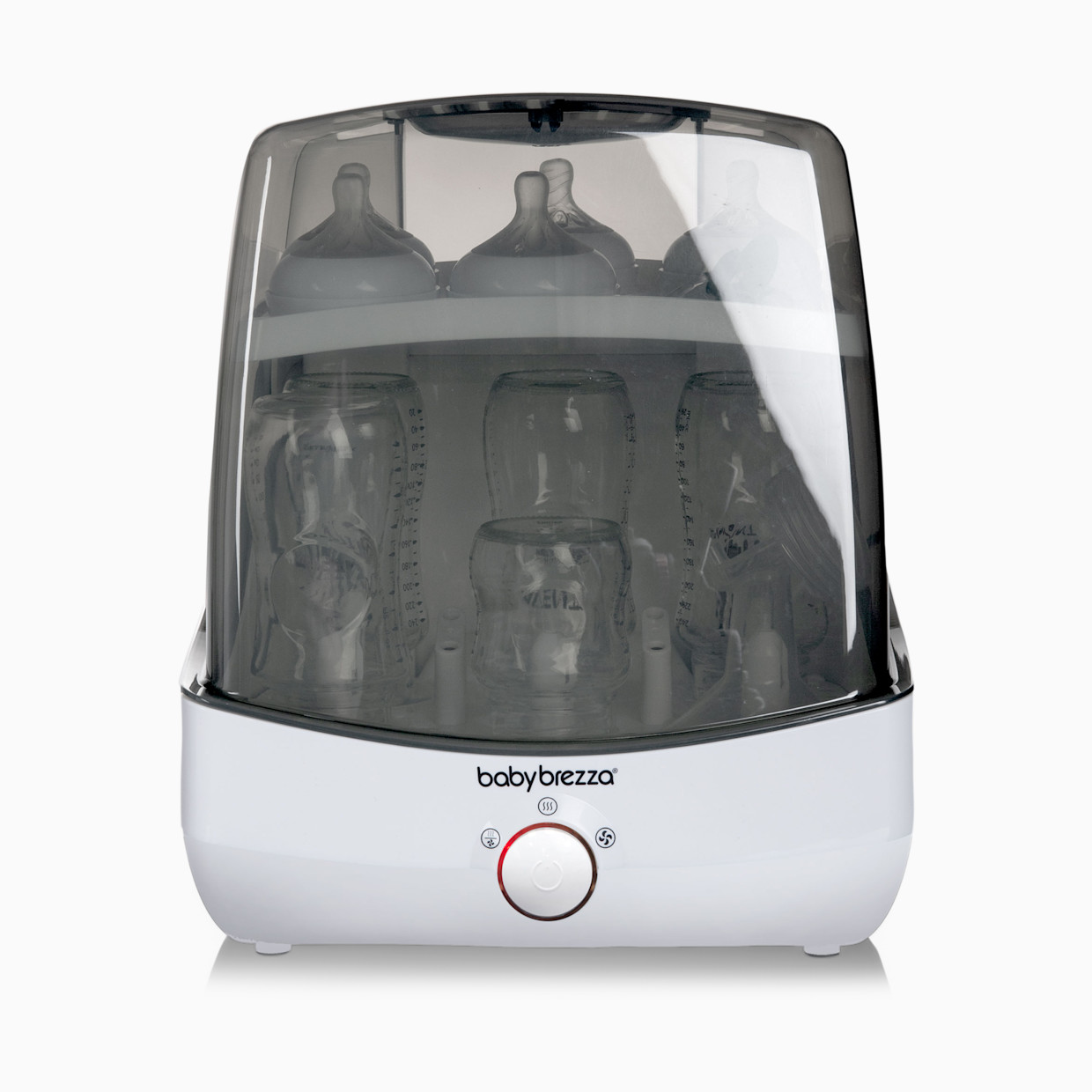 Baby Brezza SuperFast Sterilizer Dryer - White On White.