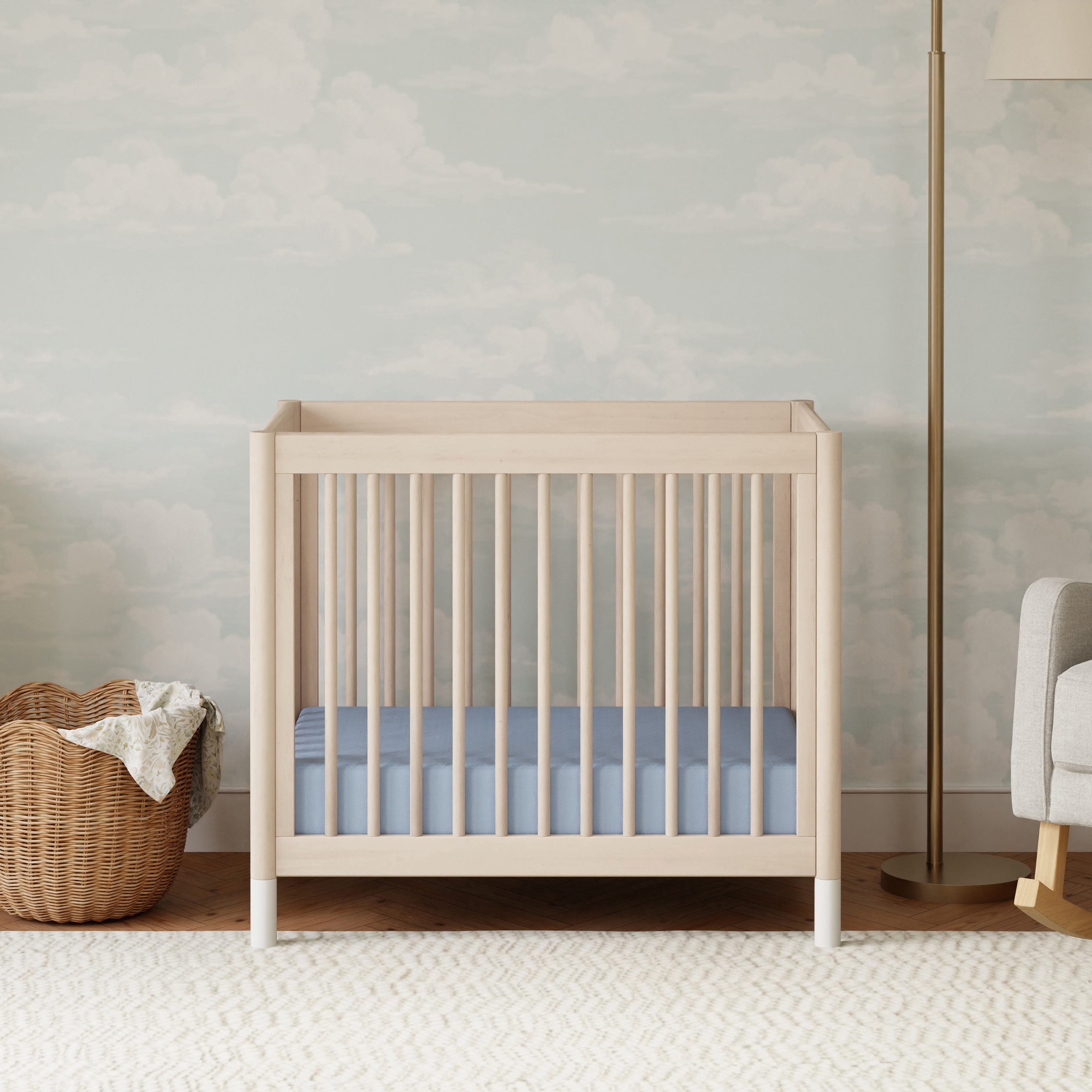 babyletto Gelato 4-in-1 Convertible Mini Crib.