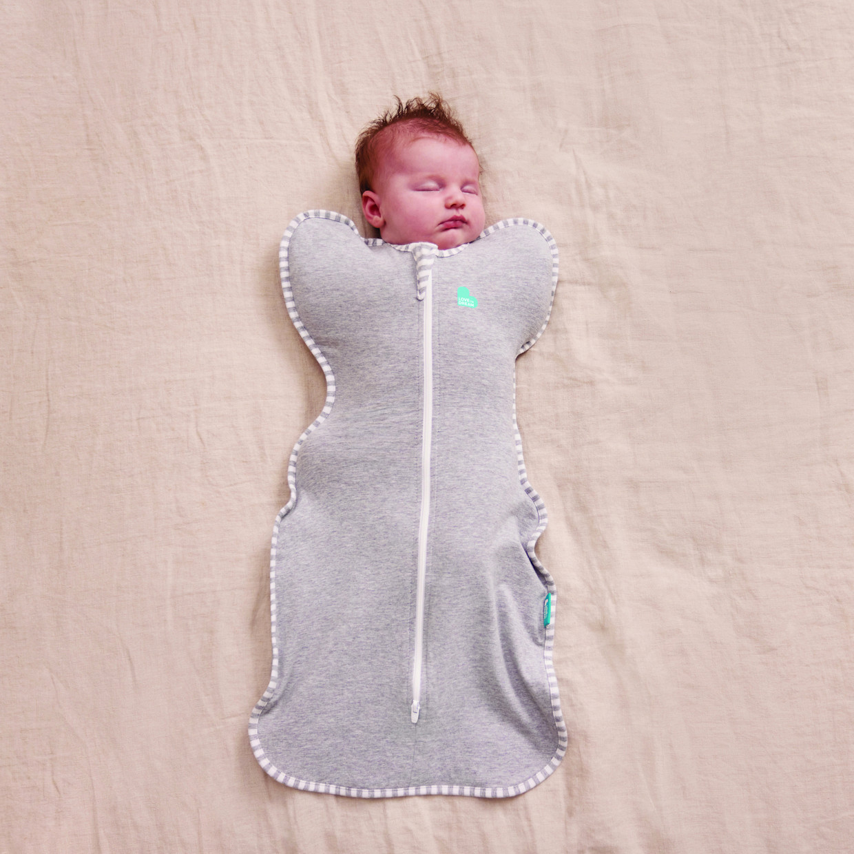 Love to Dream Swaddle Up Original 1.0 TOG - Gray, Medium.