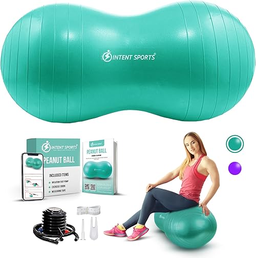 Intent Sports Peanut Ball for Exercise, Labor & Birthing.