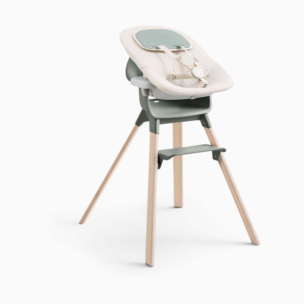 Stokke Clikk High Chair - Glacier Green, Clikk High Chair + Newborn Set.