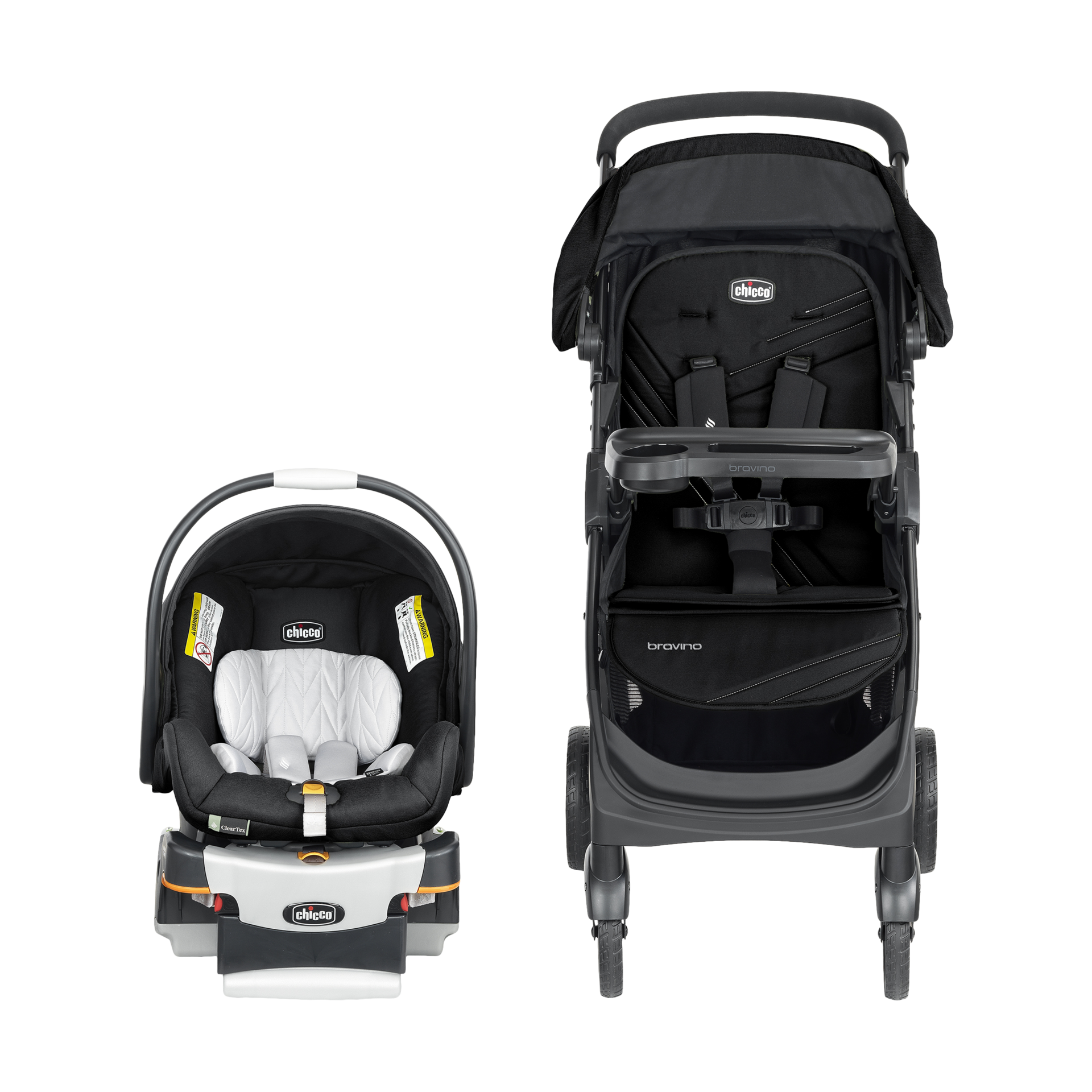 Chicco Bravino ClearTex Travel System - Ravine.