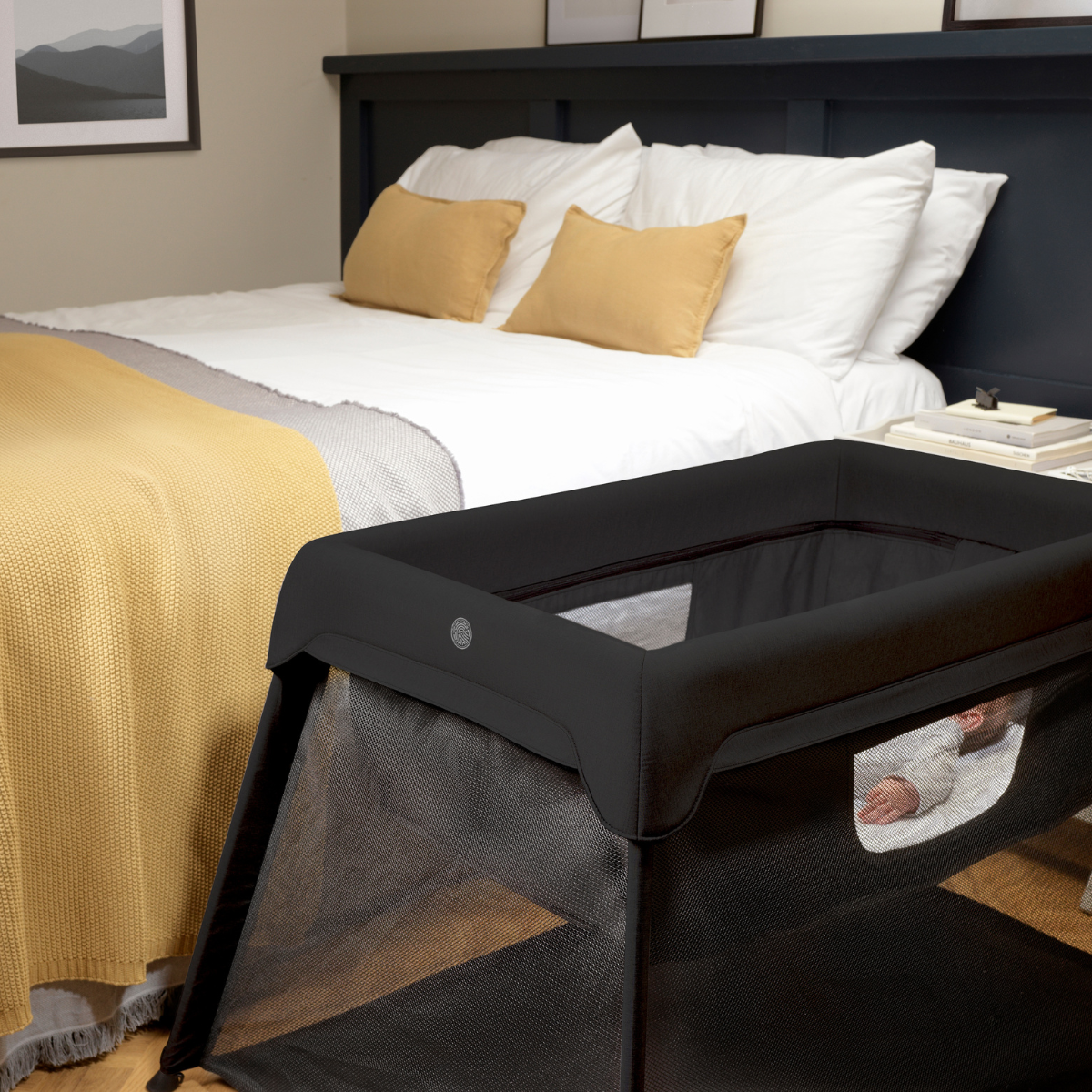 Silver Cross Sleep & Go Travel Crib - Carbon.