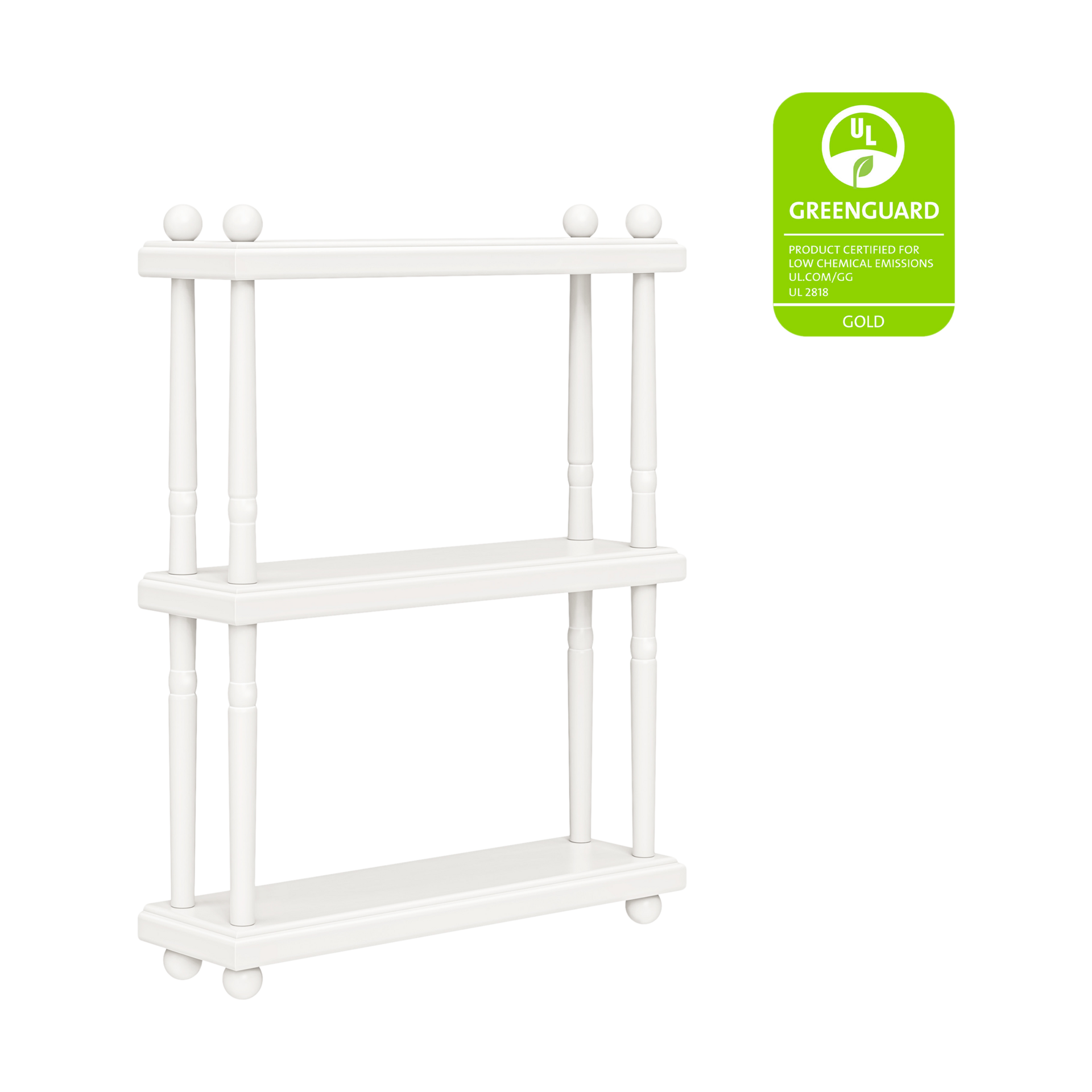 Namesake Liberty Tiered Wall Shelf - Warm White, Contemporary.