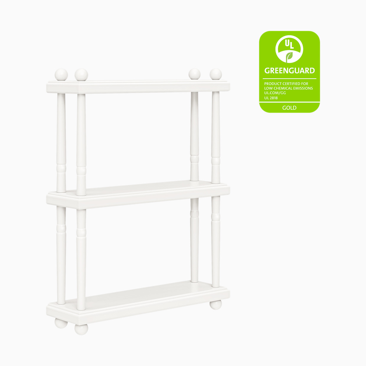 Namesake Liberty Tiered Wall Shelf - Warm White, Contemporary.